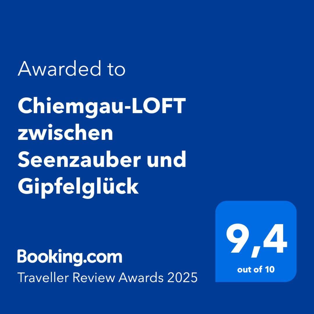Chiemgau-Loft Zwischen Seenzauber Und Gipfelglueck Riedering Eksteriør billede